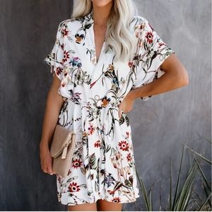 Moody blooms versatile kimono dress
